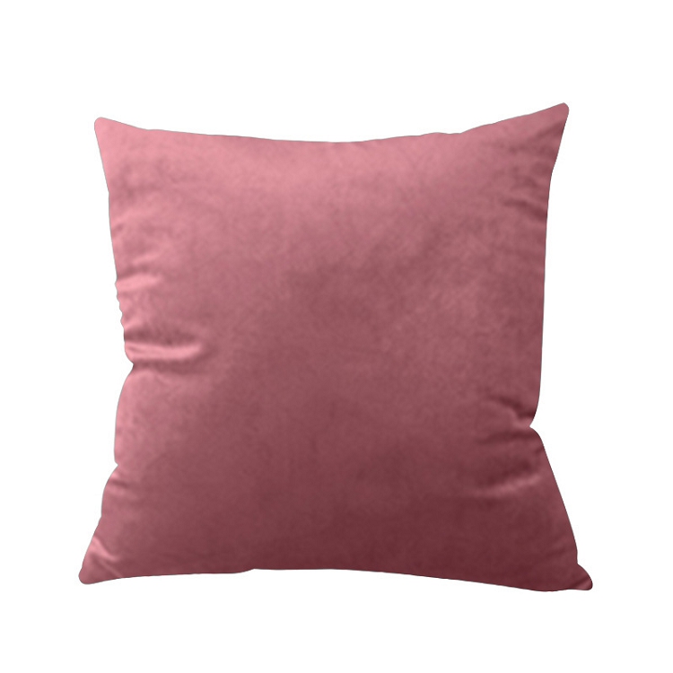 Home pillow beautiful velvet solid color pillow pillow pillow case